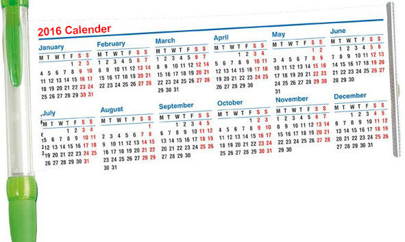 Banner Pen - Calendar